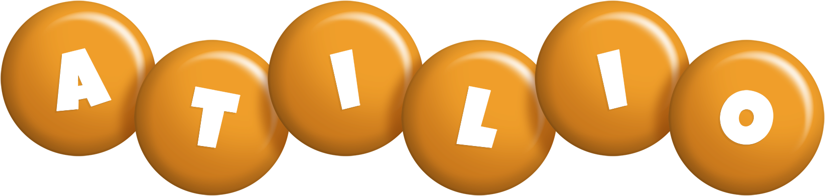 Atilio candy-orange logo