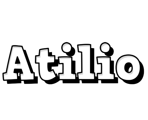 Atilio snowing logo