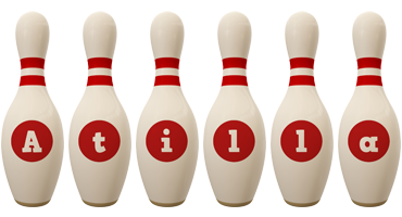 Atilla bowling-pin logo