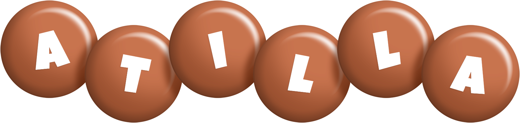 Atilla candy-brown logo
