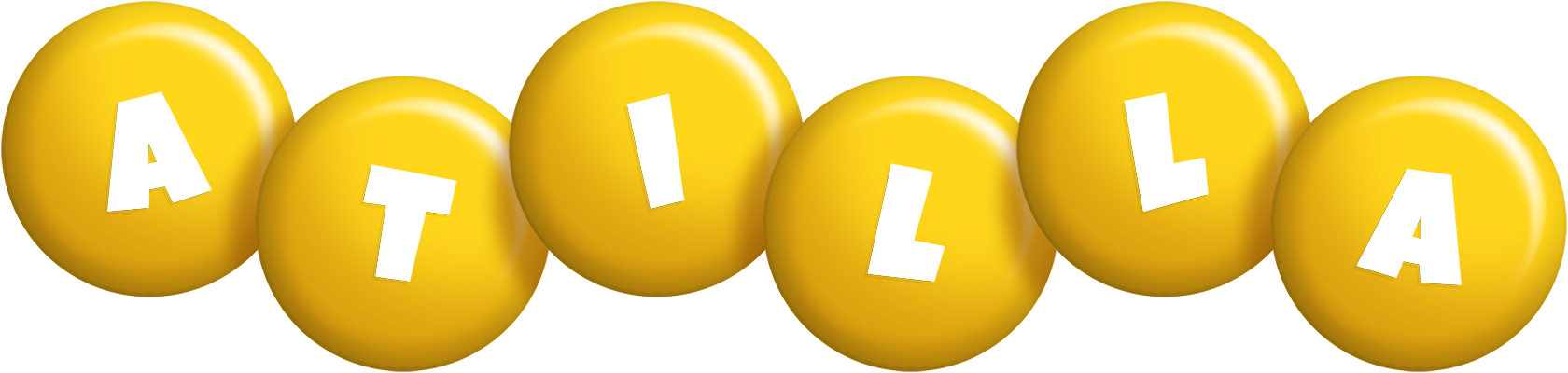 Atilla candy-yellow logo