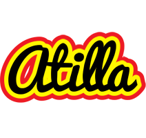 Atilla flaming logo