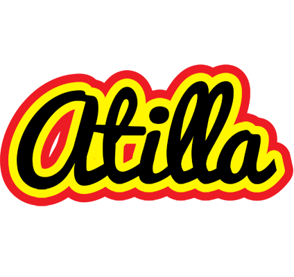 Atilla flaming logo