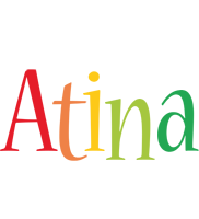 Atina birthday logo