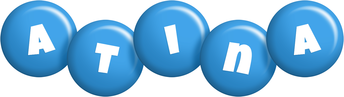 Atina candy-blue logo