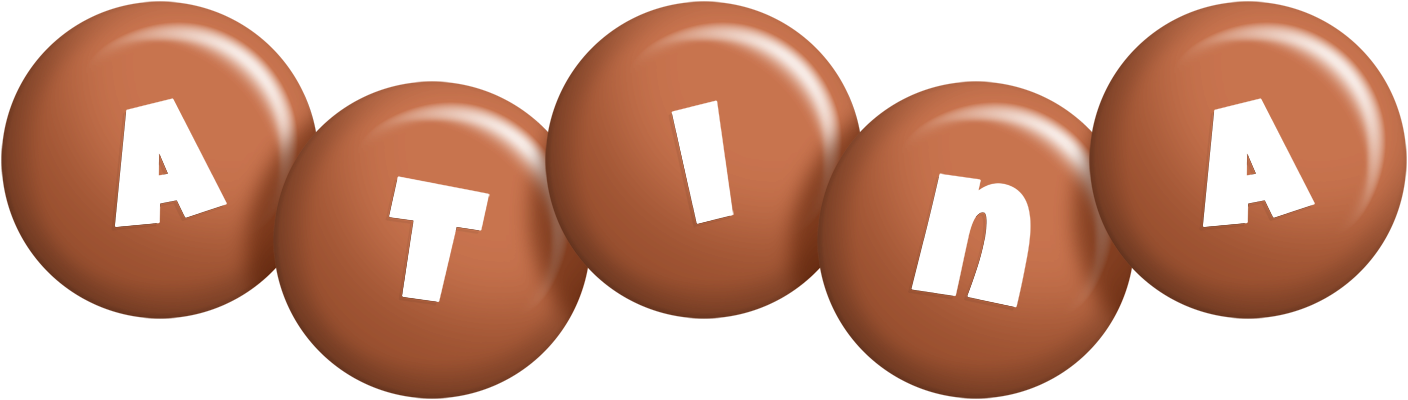 Atina candy-brown logo
