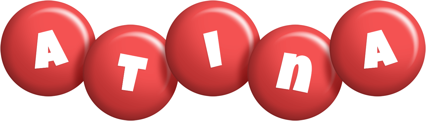 Atina candy-red logo
