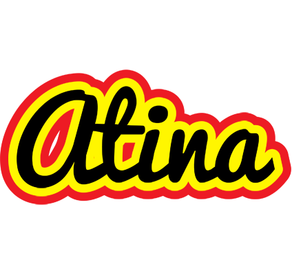 Atina flaming logo