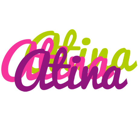 Atina flowers logo