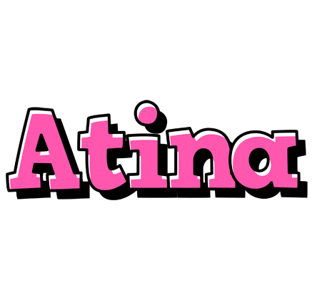 Atina girlish logo