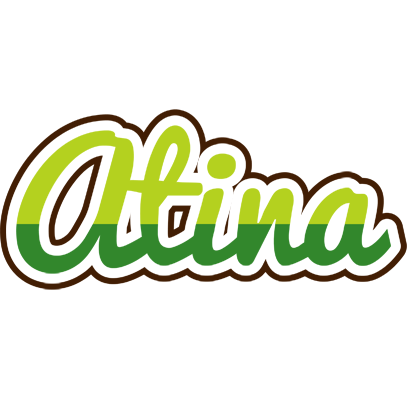 Atina golfing logo
