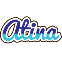 Atina raining logo