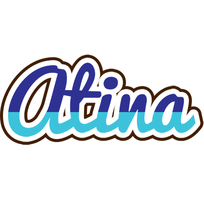 Atina raining logo