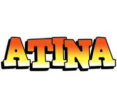 Atina sunset logo