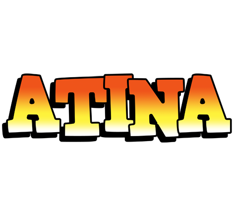 Atina sunset logo