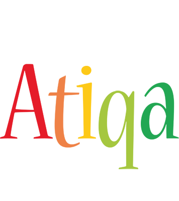 Atiqa birthday logo