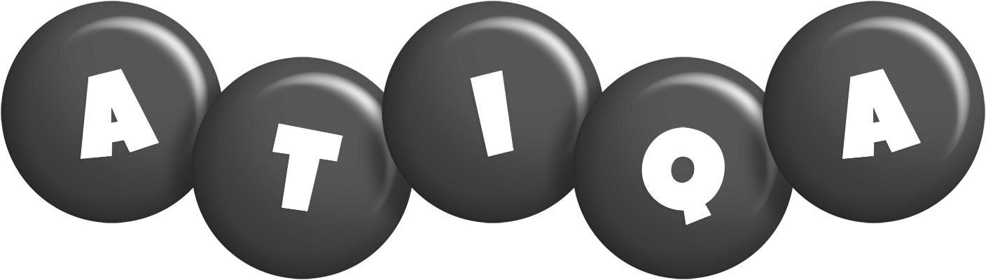 Atiqa candy-black logo