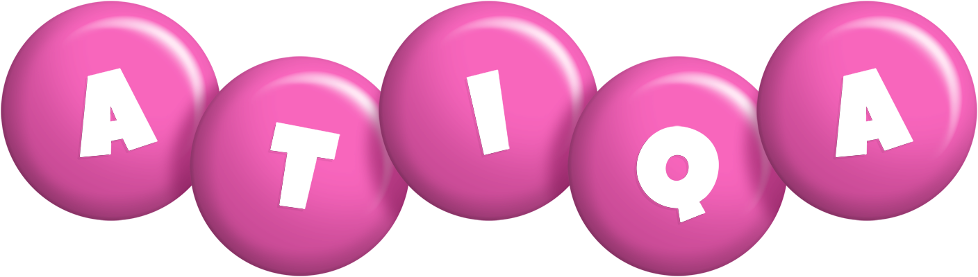 Atiqa candy-pink logo