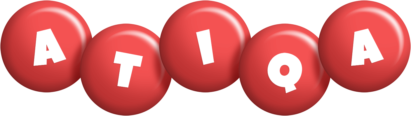 Atiqa candy-red logo