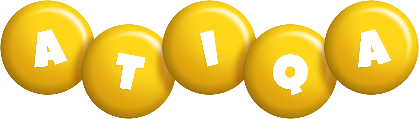 Atiqa candy-yellow logo
