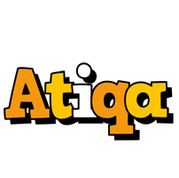 Atiqa cartoon logo