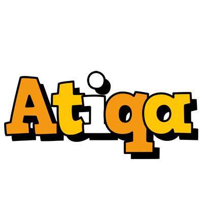 Atiqa cartoon logo