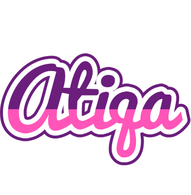 Atiqa cheerful logo