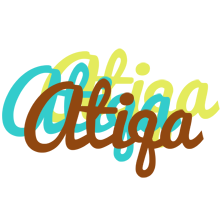 Atiqa cupcake logo