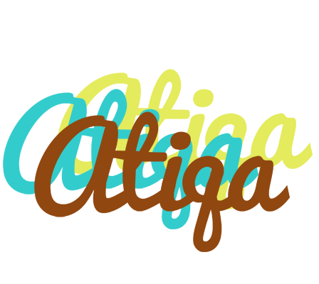 Atiqa cupcake logo