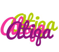 Atiqa flowers logo