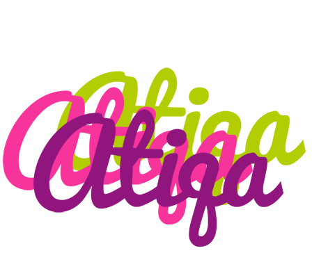 Atiqa flowers logo