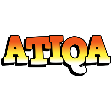 Atiqa sunset logo
