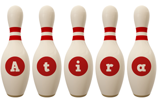 Atira bowling-pin logo