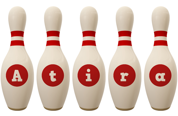 Atira bowling-pin logo