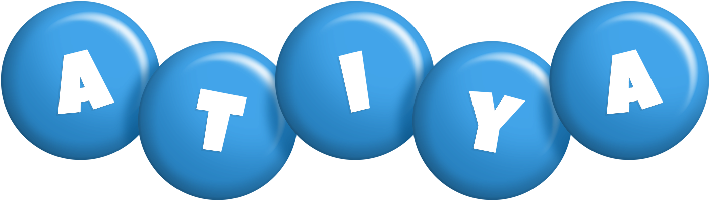 Atiya candy-blue logo