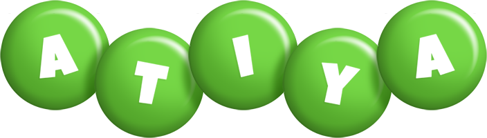 Atiya candy-green logo