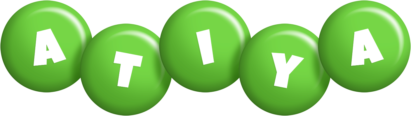 Atiya candy-green logo