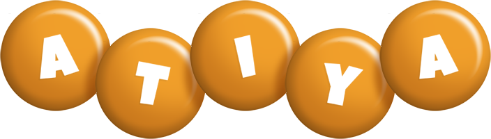 Atiya candy-orange logo