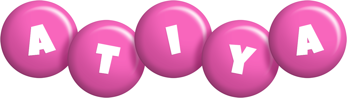 Atiya candy-pink logo
