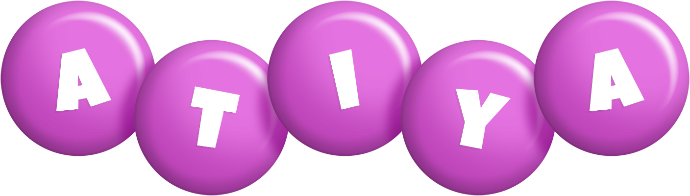 Atiya candy-purple logo