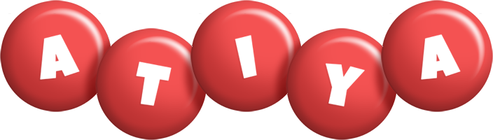 Atiya candy-red logo