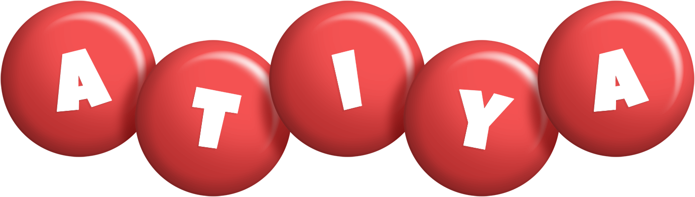 Atiya candy-red logo