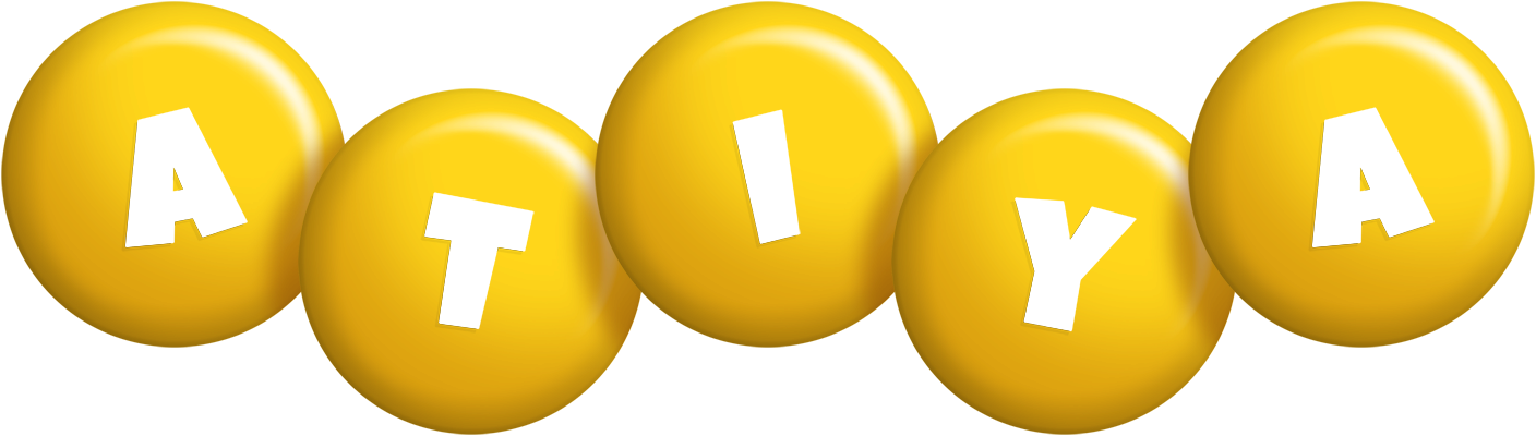 Atiya candy-yellow logo