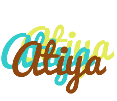Atiya cupcake logo