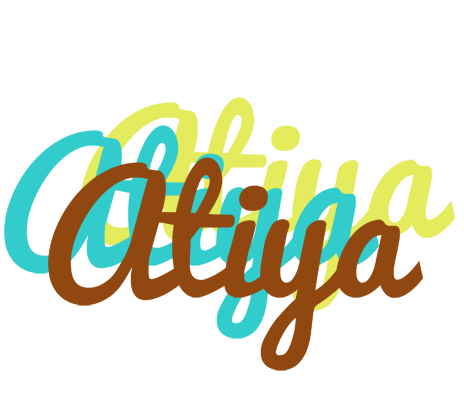 Atiya cupcake logo