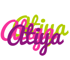 Atiya flowers logo