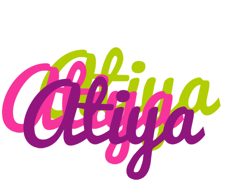 Atiya flowers logo
