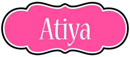 Atiya invitation logo