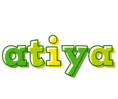 Atiya juice logo