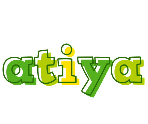 Atiya juice logo